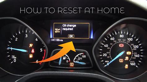 2012 Ford Focus Oil Change Light Reset | Oil Change Light