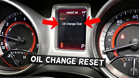 how to remove oil change light on dodge journey