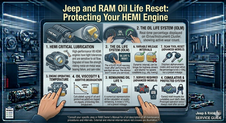 Jeep and RAM Oil Life Reset