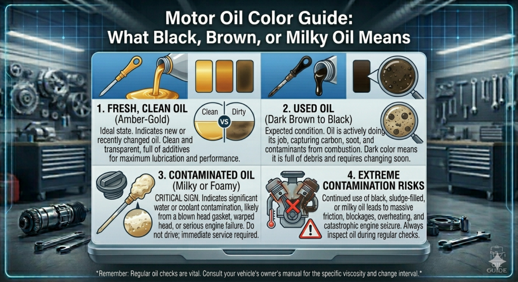 Motor Oil Color Guide